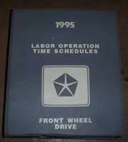 1995 Plymouth Acclaim Labor Time Guide Binder