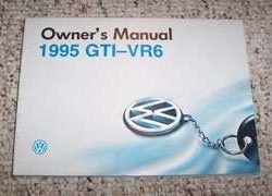 1995 Volkswagen GTI VR6 Owner's Manual