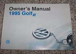 1995 Volkswagen Golf III Owner's Manual