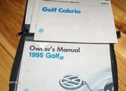 1995 Volkswagen Golf III & Cabrio Owner's Manual