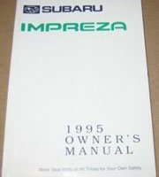 1995 Subaru Impreza Owner's Manual