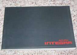 1995 Acura Integra 3 Door Owner's Manual