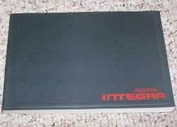 1995 Acura Integra 4 Door Owner's Manual