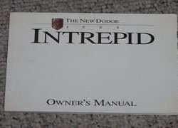 1995 Dodge Intrepid Owner's Manual