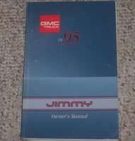 1995 GMC Jimmy Owner's Manual