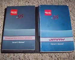 1995 GMC Jimmy Owner's Manual Set