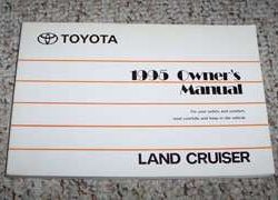 1995 Toyota Land Cruiser Owner's Manual