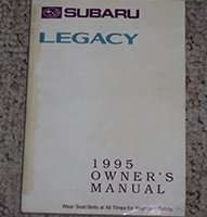 1995 Subaru Legacy Owner's Manual