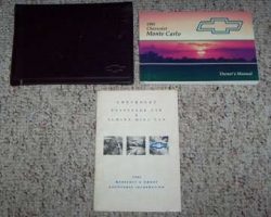 1995 Chevrolet Monte Carlo Owner's Manual Set