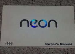 1995 Dodge Neon Owner's Manual