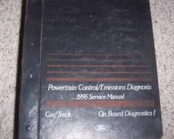 1995 Ford Econoline E-150, E-250 & E-350 OBD I Powertrain Control & Emissions Diagnosis Service Manual
