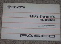 1995 Toyota Paseo Owner's Manual