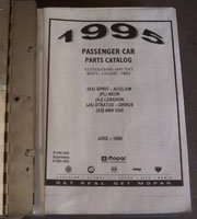 1995 Chrysler Town & Country Mopar Parts Catalog Binder