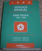 1995 Dodge Ram Truck 1500 2500 3500 Service Manual