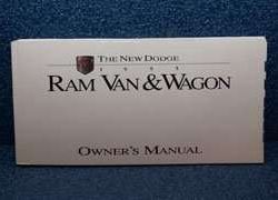 1995 Dodge Ram Van & Wagon Owner's Manual