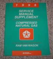 1994 Dodge Ram Van & Wagon Compressed Natural Gas Service Manual Supplement