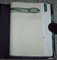 1995 Land Rover Range Rover Owner's Manual