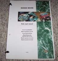 1995 Land Rover Range Rover Body Repair Manual