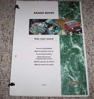1998 Land Rover Range Rover Body Repair Manual