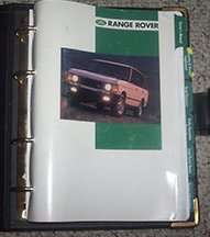 1995 Land Rover Range Rover Classic Owner's Manual