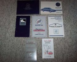 1995 Buick Regal Owner's Manual Set