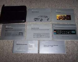1995 Mercedes Benz S320, S420 & S500 S-Class Owner's Manual Set