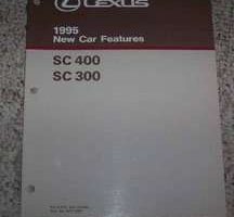 1995 Lexus SC400 & SC300 New Car Features Manual