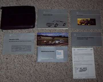 1995 Mercedes Benz SL320, SL500 & SL600 SL-Class Owner's Manual Set