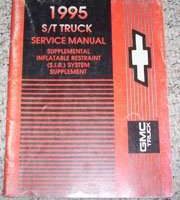 1995 GMC S/T Truck Supplemental Inflatable Restraint Service Manual Supplement