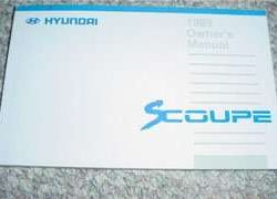 1995 Hyundai Scoupe Owner's Manual
