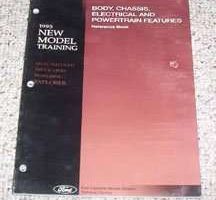 1995 Ford Explorer Body, Chassis, Electrical & Powertrain Features New Model Training Reference Manual