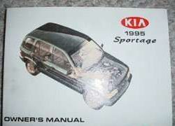 1995 Kia Sportage Owner's Manual