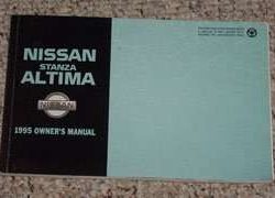 1995 Nissan Stanza Altima Owner's Manual