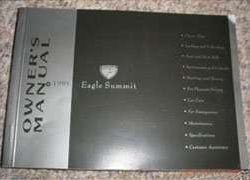 1995 Eagle Summit Owner's Manual