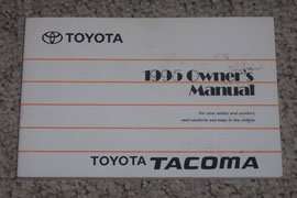 1995 Toyota Tacoma Owner's Manual