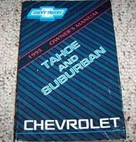 1995 Chevrolet Tahoe, Suburban Owner's Manual