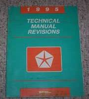 1995 Eagle Summit Technical Manual Revisions Manual