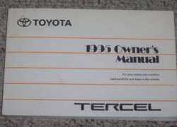 1995 Toyota Tercel Owner's Manual