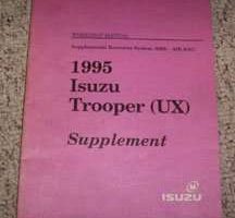 1995 Isuzu Trooper SRS Service Manual Supplement