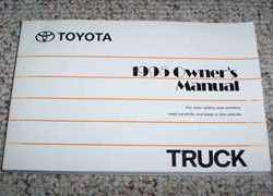 1995 Toyota Truck Owner's Manual