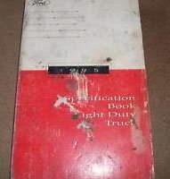 1995 Mercury Villager Specificiations Manual