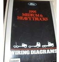 1995 Ford F-600 Truck Large Format Wiring Diagrams Manual