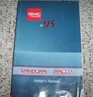 1995 GMC Vandura & Rally Owner's Manual