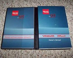 1995 GMC Vandura & Rally Owner's Manual Set
