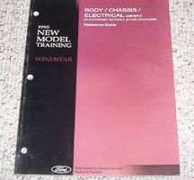 1995 Ford Windstar Body, Chassis & Electrical Service Features New Model Training Reference Manual