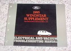 1995 Ford Windstar Electrical Wiring Diagrams Troubleshooting Manual Supplement