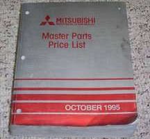 1995 Mitsubishi Diamante Master Parts List Manual