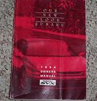 1995 Subaru SVX Owner's Manual