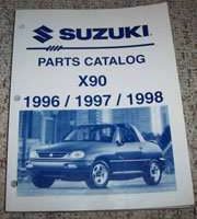 1998 Suzuki X90 Parts Catalog Manual