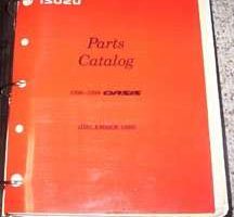 1996 Isuzu Oasis Parts Catalog